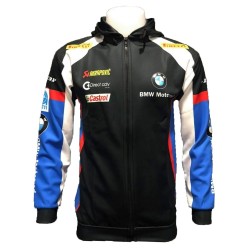 Hoodie BMW Motorrad couleur noir et bleu homme