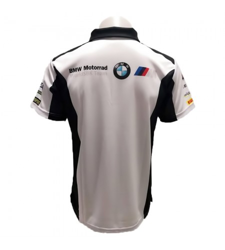 Polo BMW World SBK Team couleur blanc homme