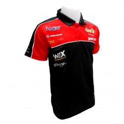 Polo Ducati Be Wiser couleur noir et rouge homme