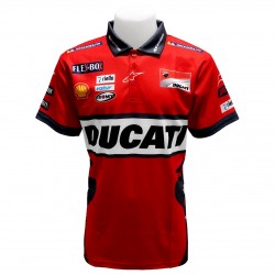 Polo Ducati Corse Andrea Dovizioso 04 couleur rouge homme