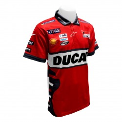 Polo Ducati Corse Andrea Dovizioso 04 couleur rouge homme